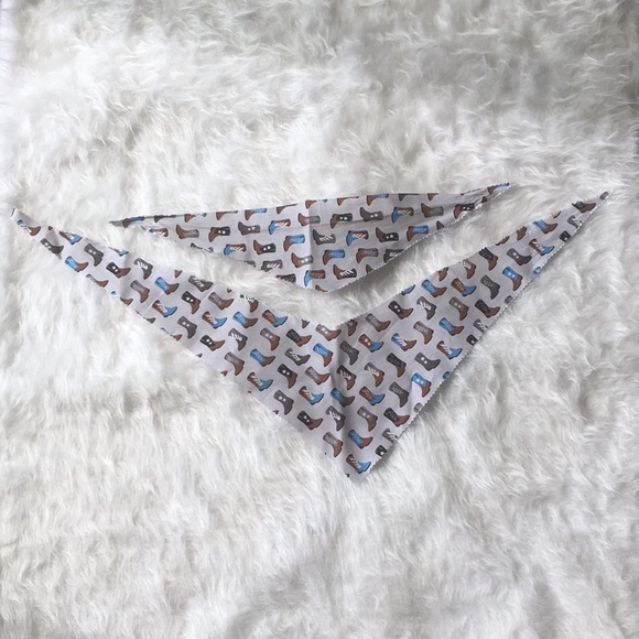 NEW Cowboy Boot Dog Bandana/Scarf - Picture 4 of 10